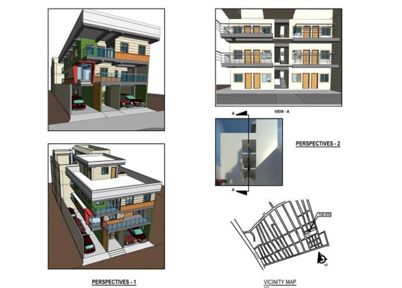 3 Storey Residential Building Construction Service Philippines